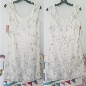 Gorgeous Shail K short beaded cocktail dress